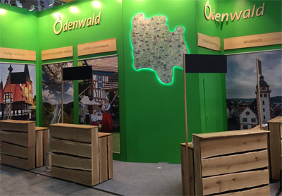 Theke Rustikal aus Eiche mit Totwurmlöchern und Astlöchern