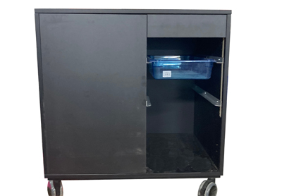 Messetheke Rolltheke Service mit Türen und Auszügen