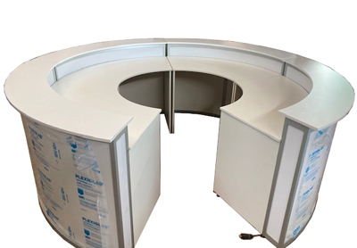 Leuchttheke Rundtheke Spoton